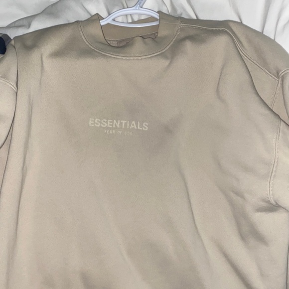 Essentials fear of god hoodie cream - Picture 2 of 6